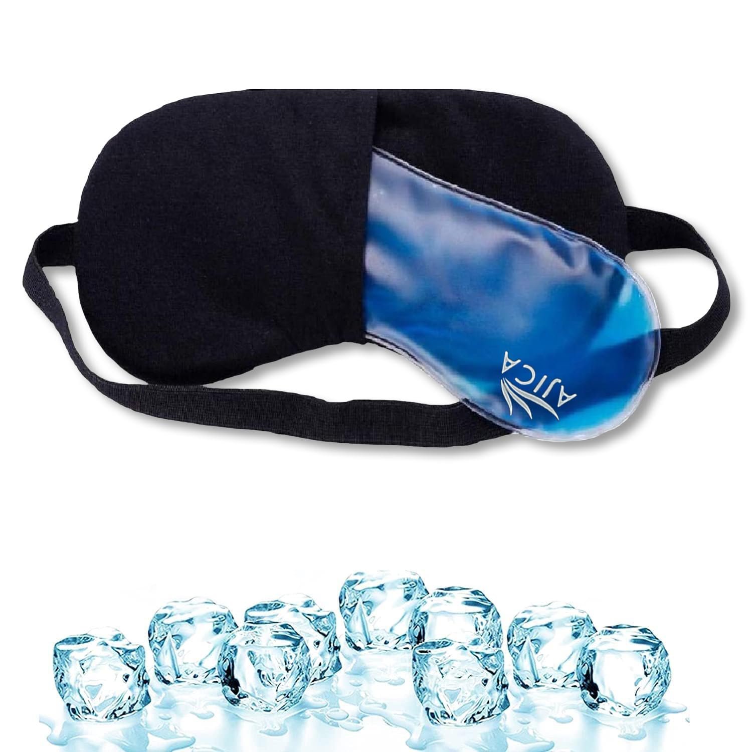 Aqua Ice Face & Eye Cooling Gel Pad and Aloe Vera Gel Mask Ice Pack for Face and Eye Patches Remove Dark Circles, Fatigue Cool Eyes Patch Pads Eye Care | Facial Skin Refresh Face Mask for Hot &