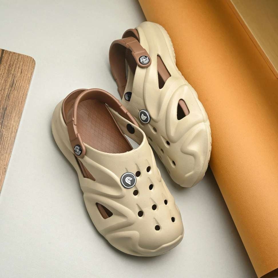 birde men beige clogs