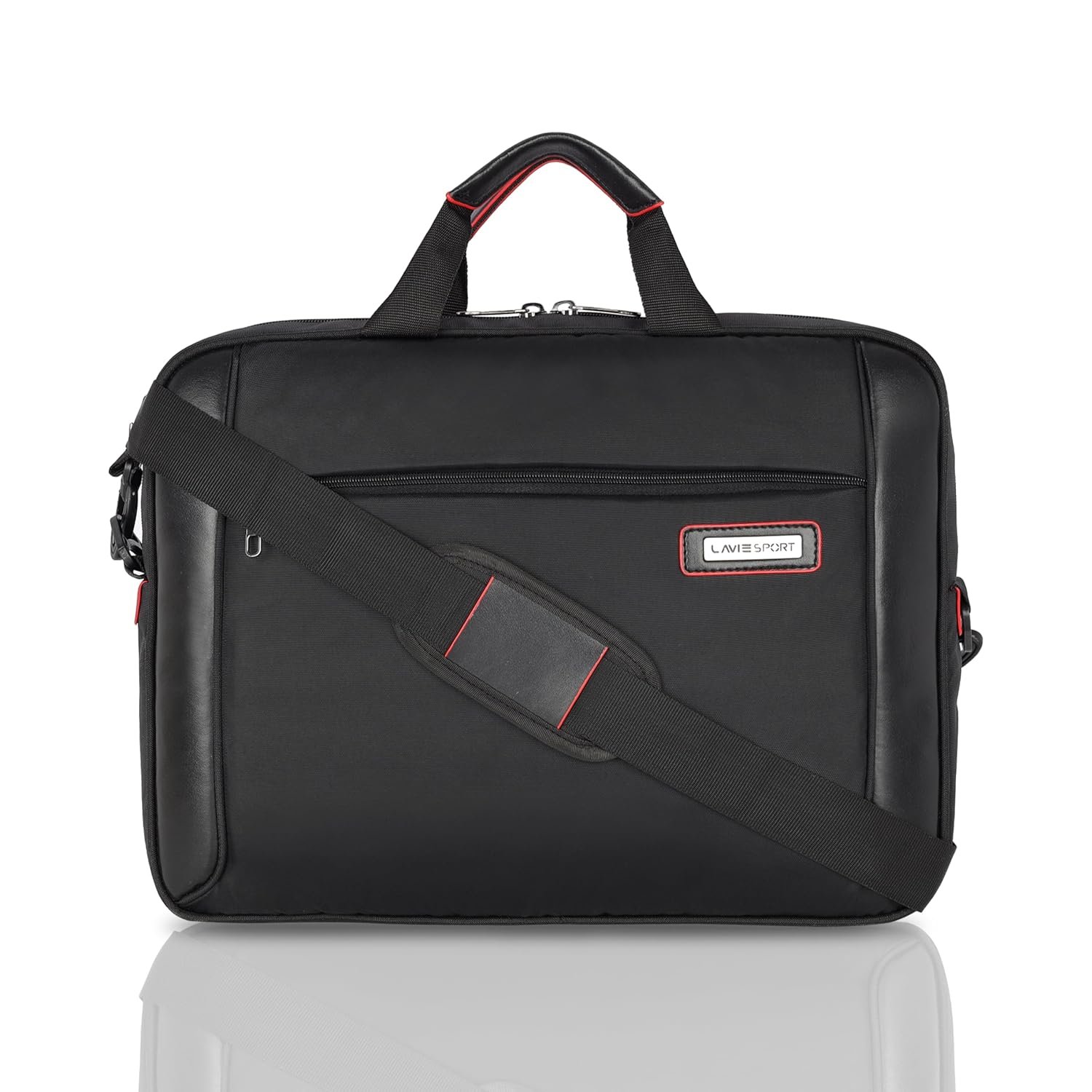 Lavie Sport 40.5cm Business Pro Laptop Briefcase Bag | Laptop Messenger Bag with Sturdy Handle | Detachable Shoulder Strap | Compatible with Upto 15" MacBook & Laptops