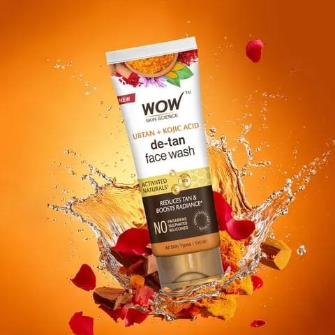 Wow Skin Science Ubtan Face Wash Tube - 100 ml
