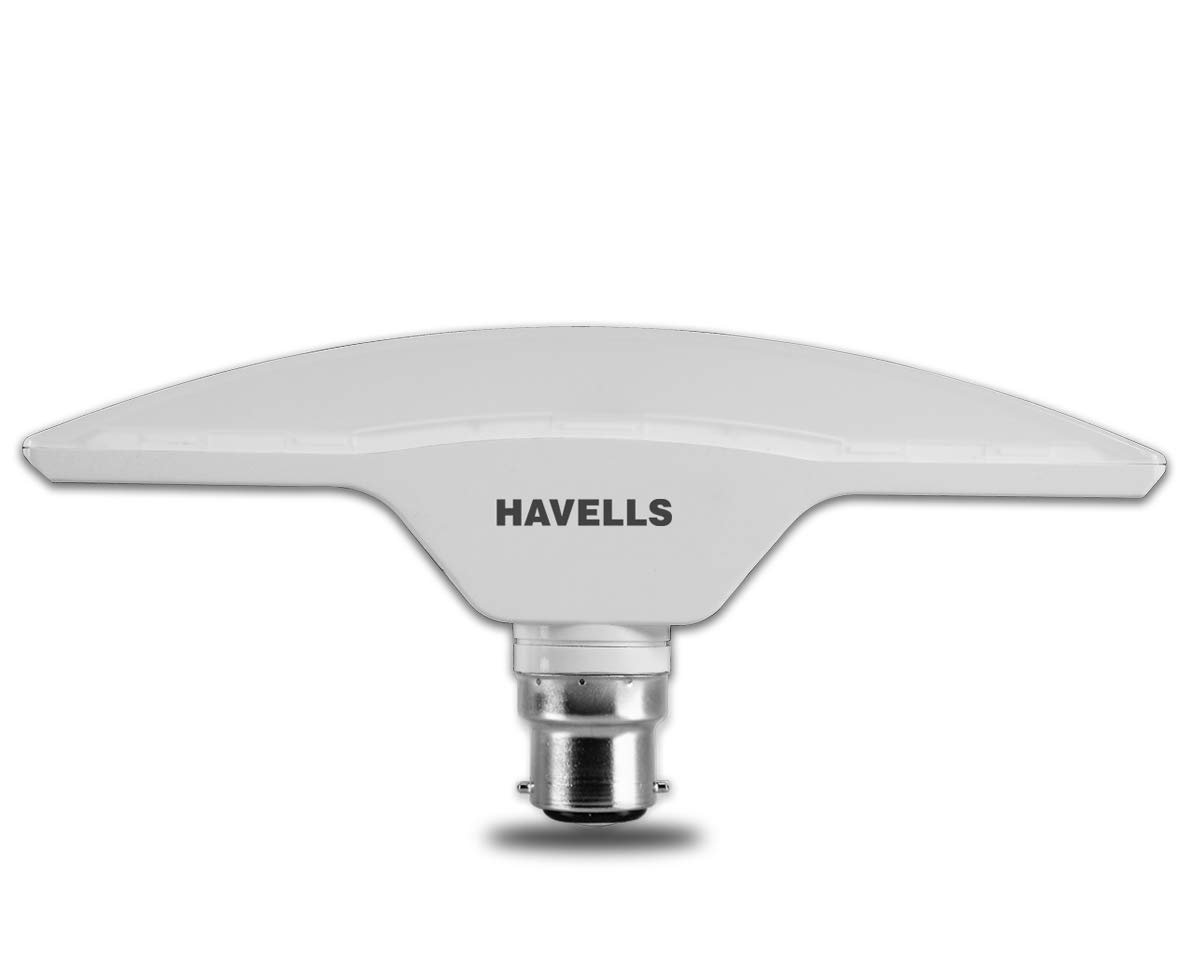 Havells T Shape NU Led Bulb 15W B22 Base|14% Wider Light Spread|100 Lumens Per Watt|Inbuilt 4.0KV Surge Protection| 320 Degree Rotation For Multiple Applications (6500K,Cool Day Light) - Pack Of 1