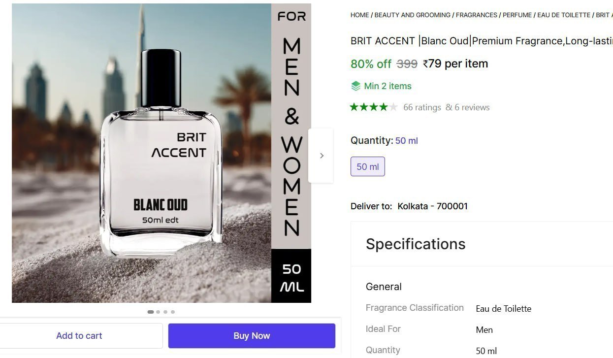brit accent blanc oud premium fragrance long lasting musk oud blend orange vanilla eau de toilette 5