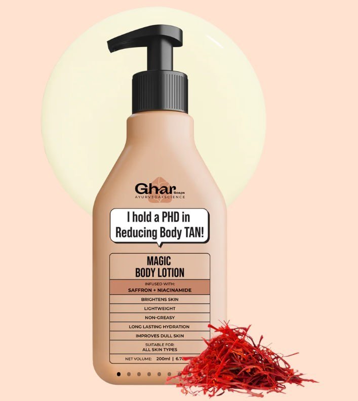 Magic Body Lotion with Saffron and Niacinamide