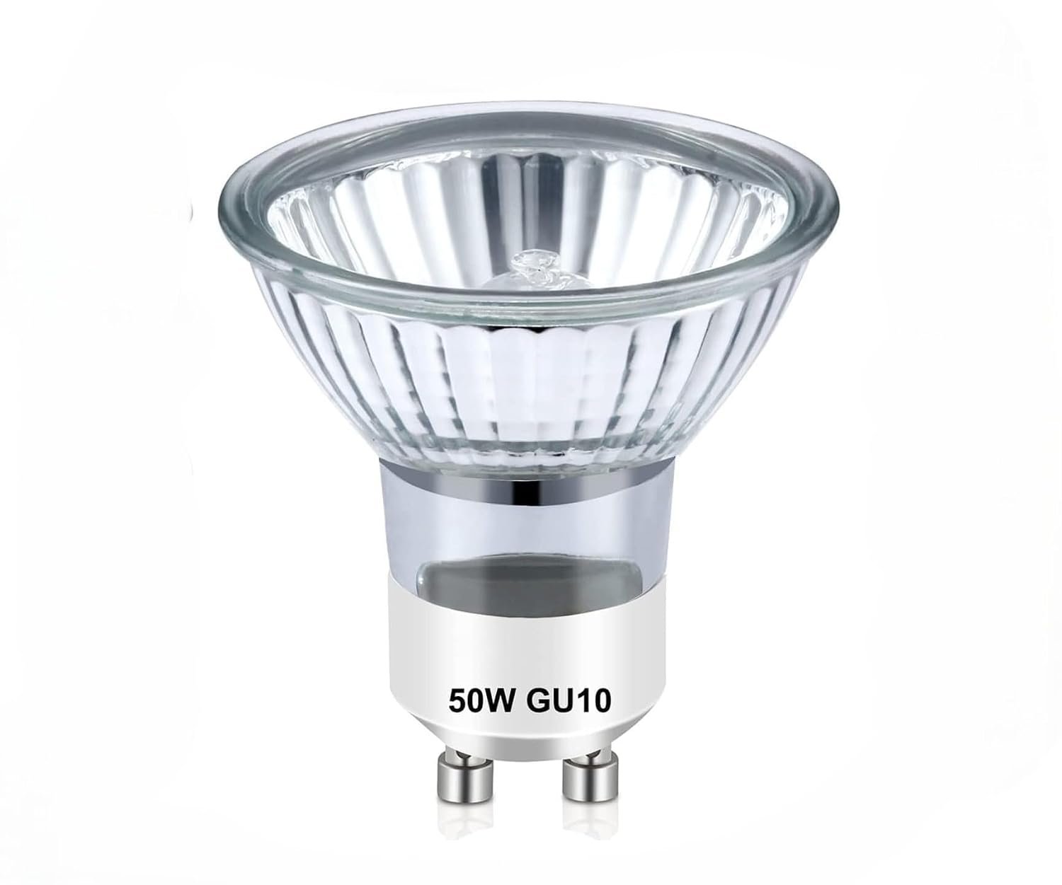 AuraDecor GU10 Halogen Light Bulb, 50W, 2800K Warm White, Dimmable Spotlights for Track & Candle Warmer Lamps (1, Warm White)