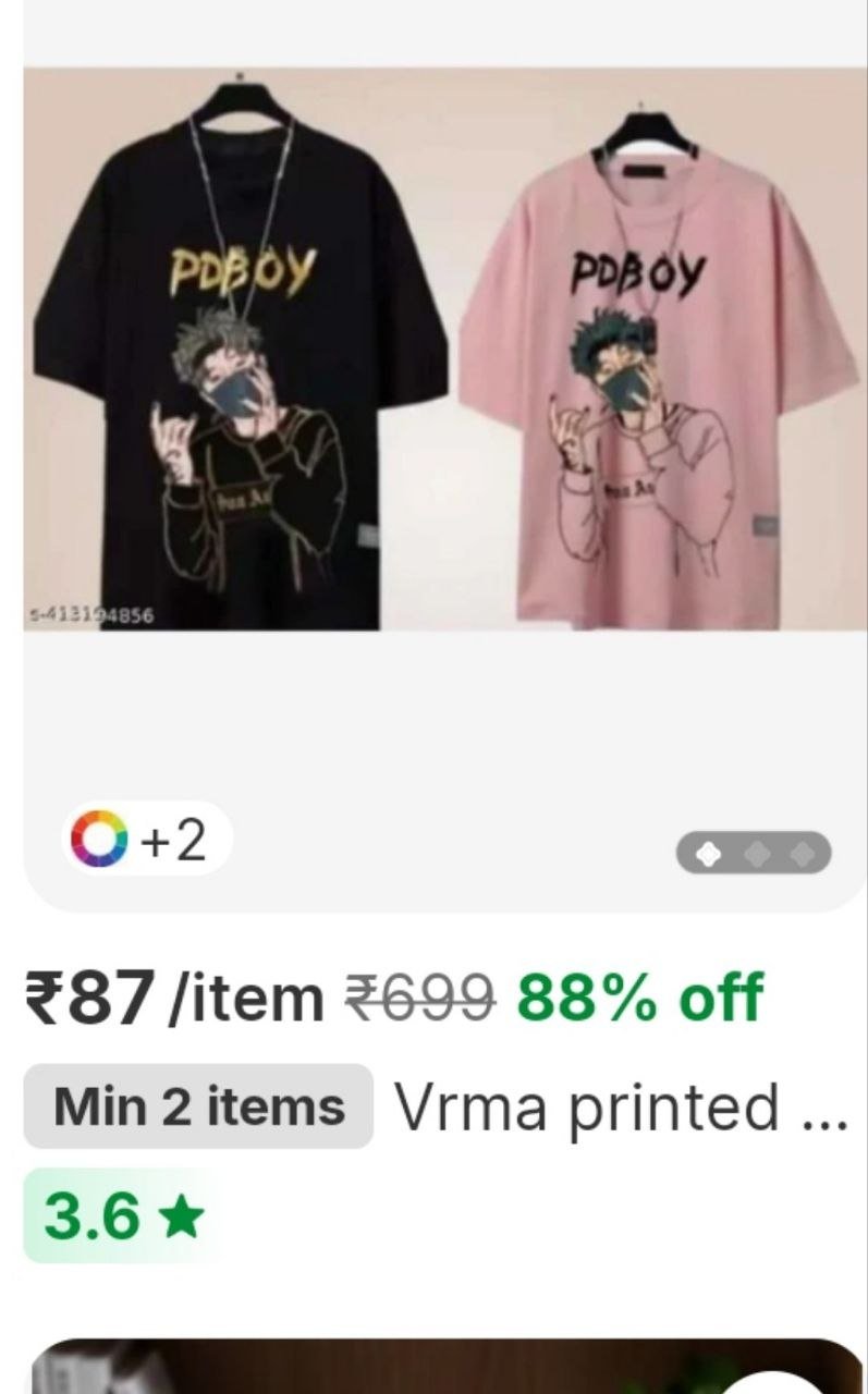 vrma printed men black pink t shirt