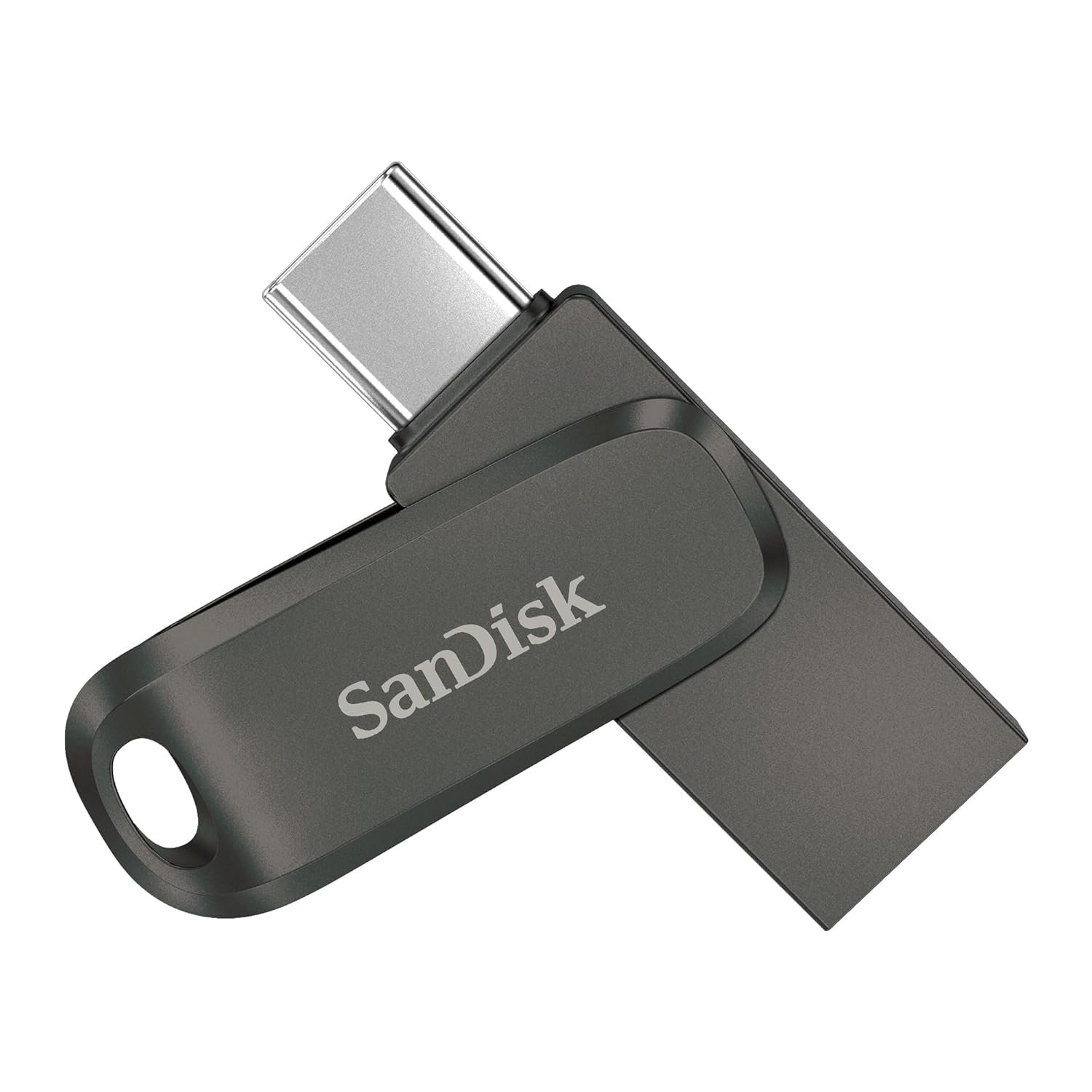 SANDISK Ultra Dual Drive Luxe Type-C 256GB, OTG, Upto 400MB/s, Pendrive, Dual USB Connector, Gray, 5Y Warranty (SDDDC4-256G-I35GY)
