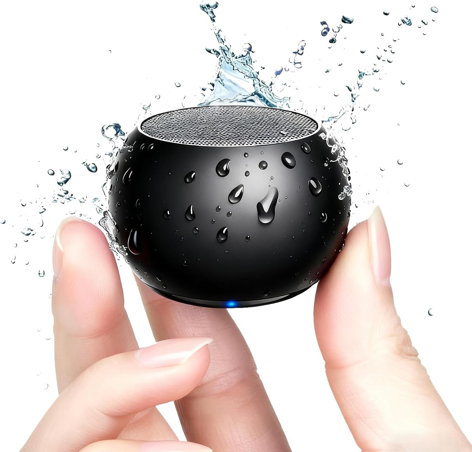 JBL Mini Bluetooth Speaker Ultra Wireless Speaker with Heavy Metal Electroplating | Round Mini Speaker, Power Button Controlled, Long Battery Backup & Quick Charge-Multicolor