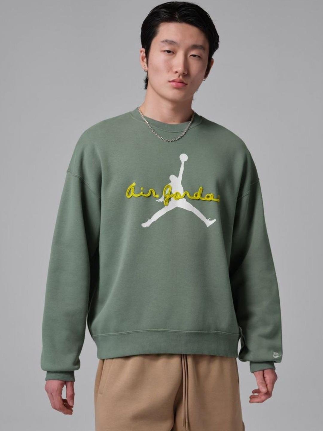 Buy Nike Jordan Brooklyn Men's Fleece Crewneck Sweatshirt -  - Apparel for Men
