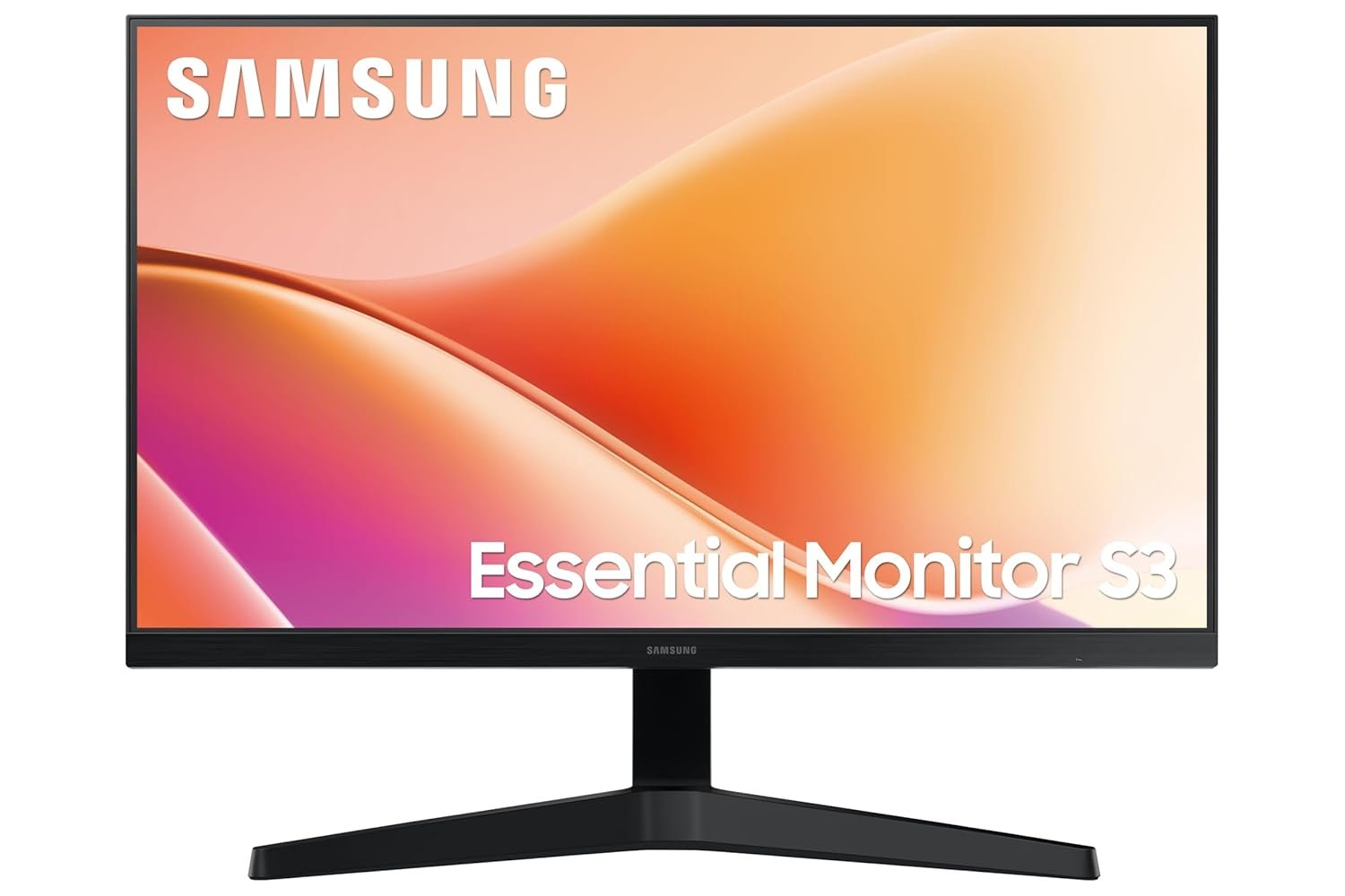 Samsung 24" Flat Monitor | FHD (1920 x 1080)| 100 Hz | 5 ms | D-Sub & HDMI Ports | Game Mode | Wide Viewing Angle | 3000:1 Contrast Ratio | Eye Saver Mode | Wall Mountable | LS24F330EAWXXL | B