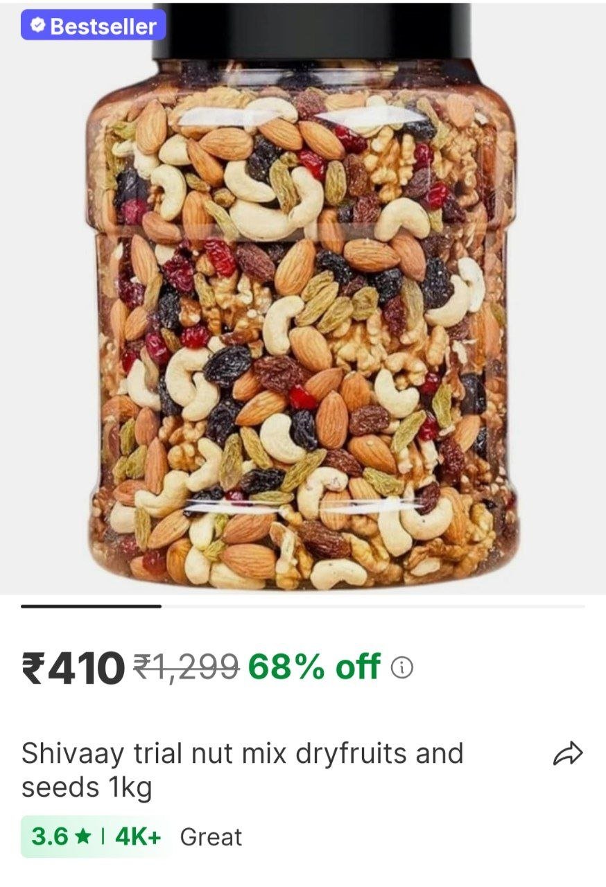 shivaay trial nut mix dryfruits and seeds 1kg