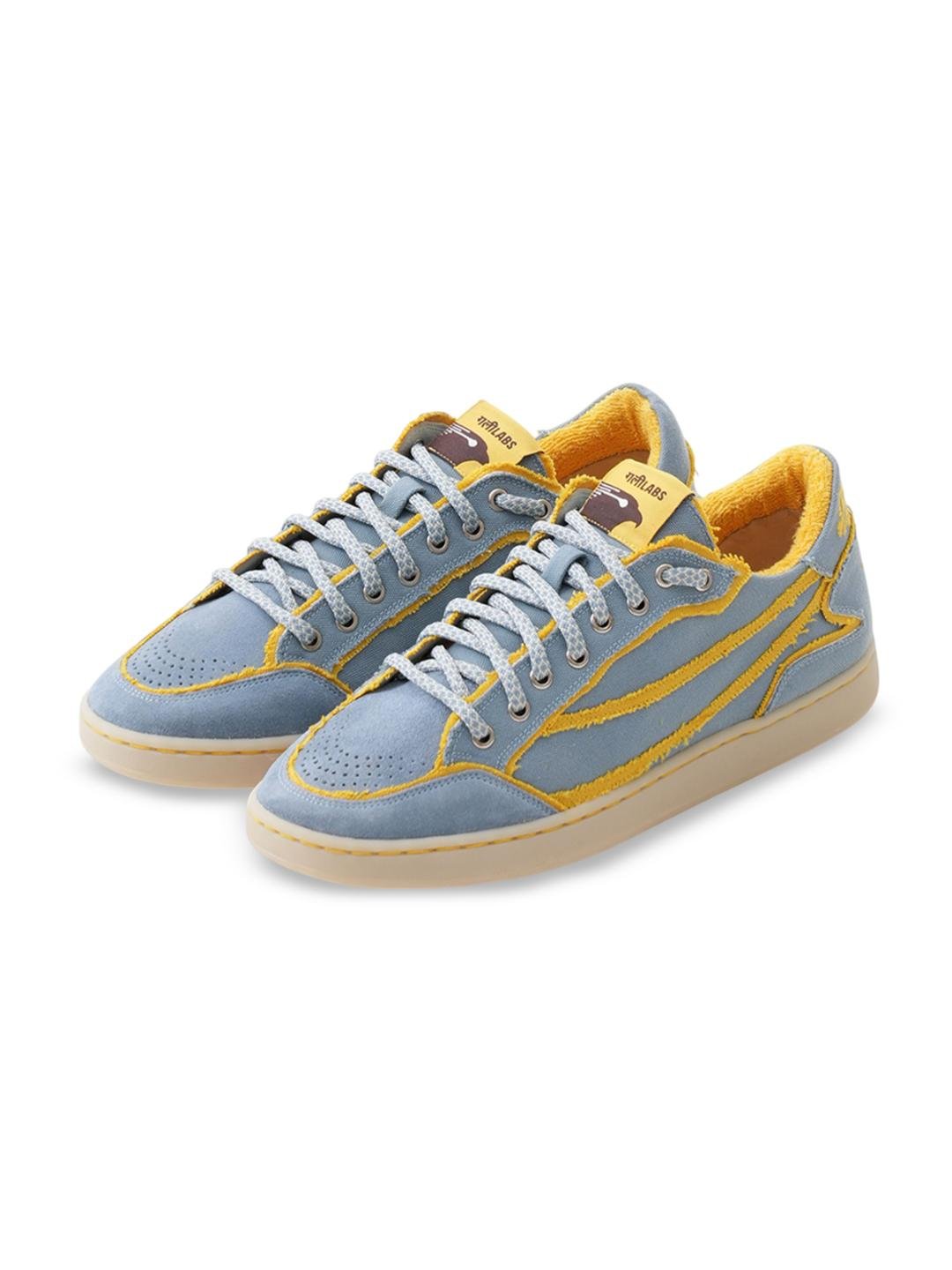 Buy GULLY LABS Men Suede Falak Blue Casual Sneakers -  - Footwear for Men