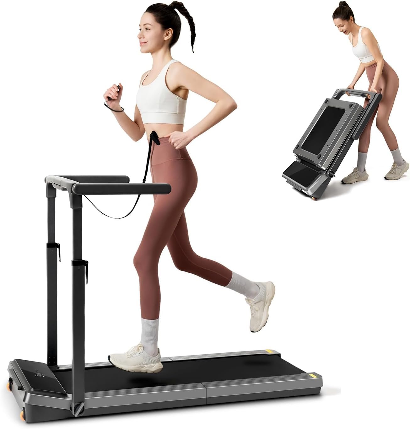 WALKINGPAD Z3 Hybrid+ Foldable Treadmill - Home Office Walking pad with 1-10 km/h Speed, 110kg Max User Weight, App & Remote Control,with Handle, Compact and Easy Storage Design