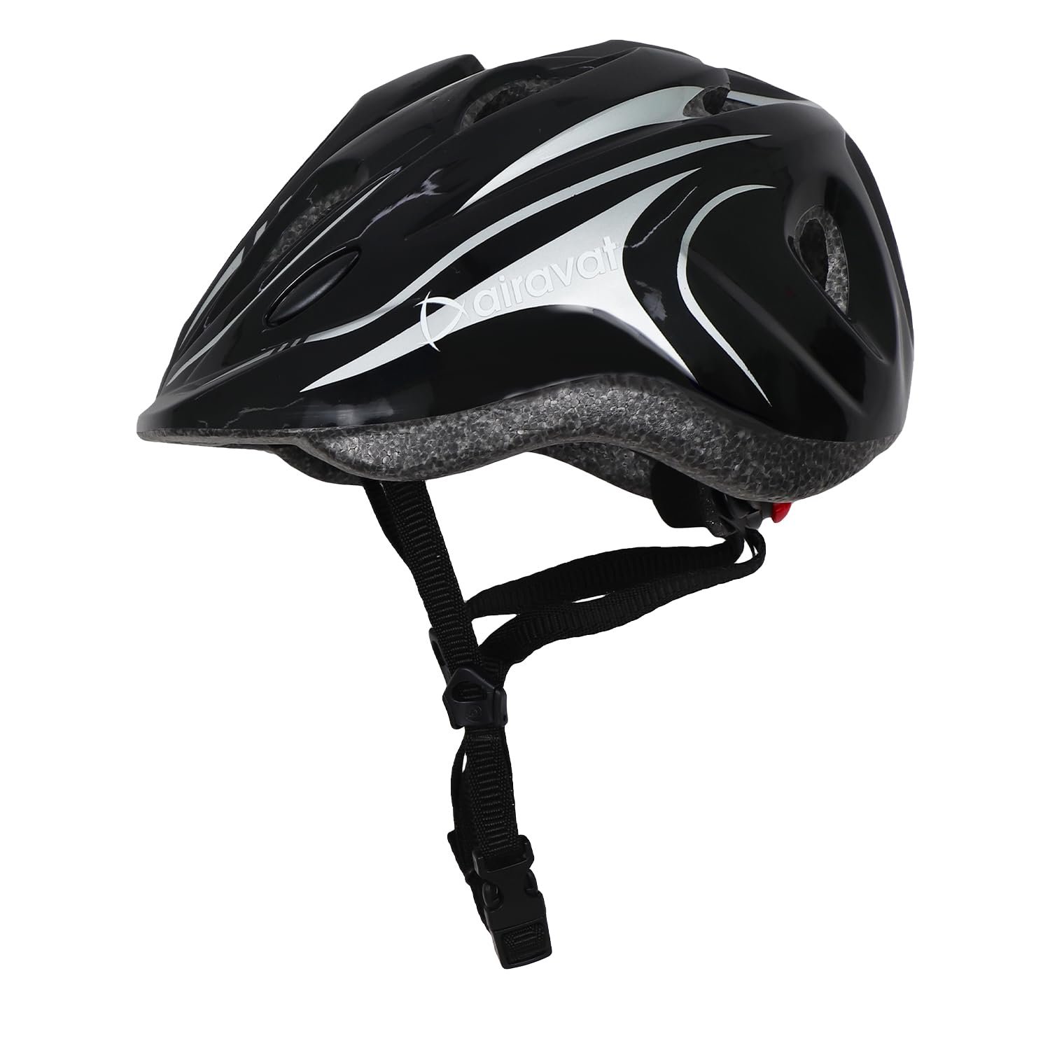 Airavat Kids Cycling Helmet, 7503 Kids Bike Helmet Adjustable Safety Lightweight Children Bicycle Helmet for Kids Skating Cycling Scooter Boys and Girls Bicycle Helmets (Black)