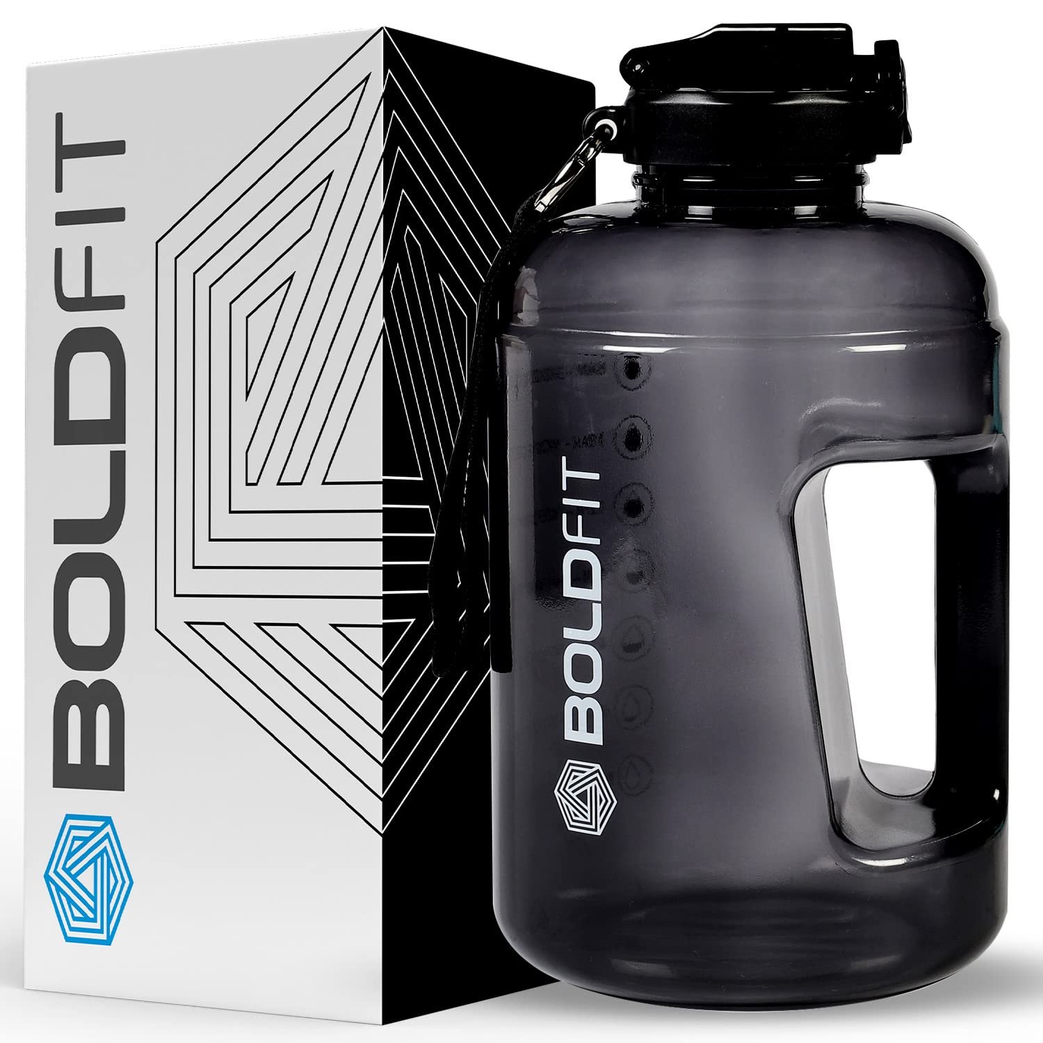 Boldfit Gym Gallon Water Bottle, 2. 2 Litre Bottle for Gym Workout, Motivational Sipper gallons for Adults, Water Bottles 2 + LTR, 2litre Sipper for Men & Women Motivational gallons