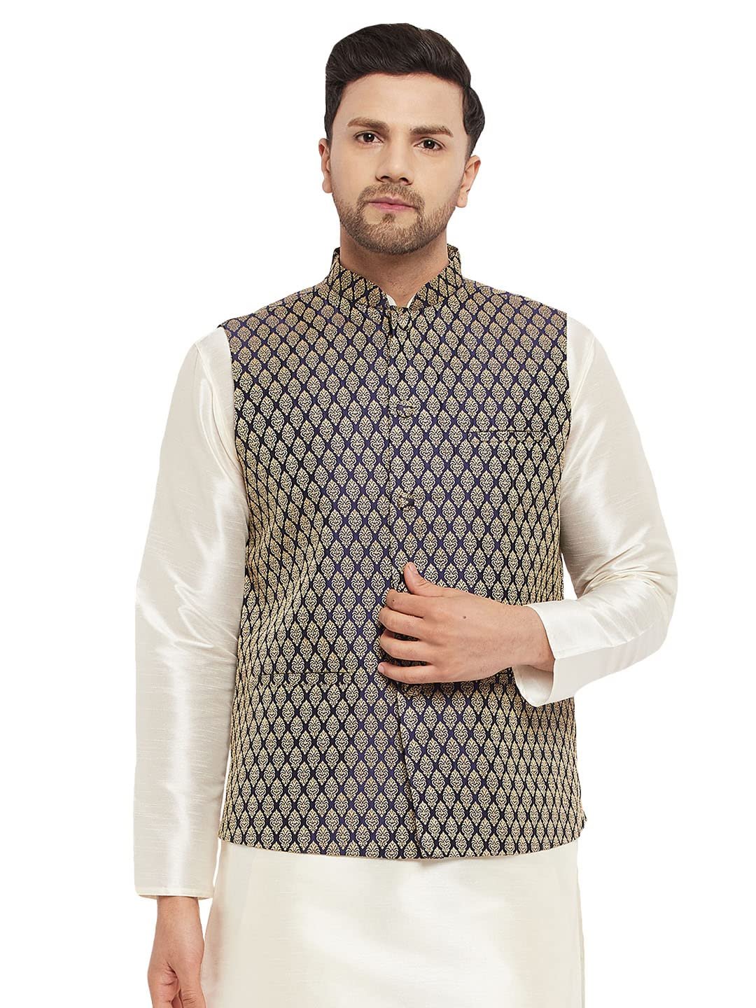 VM Mens Blend Nehru Jacket C
