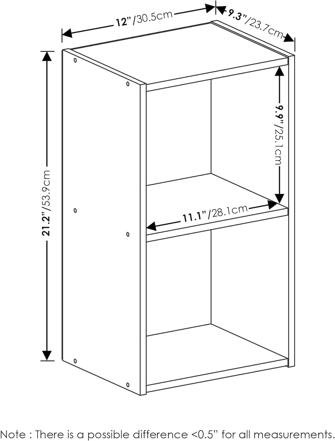 Oakcraft Multipurpose Single Cube Storage Organizer Unit Bed Side Table Type Rack DIY Shelf Cabinet Space Saver