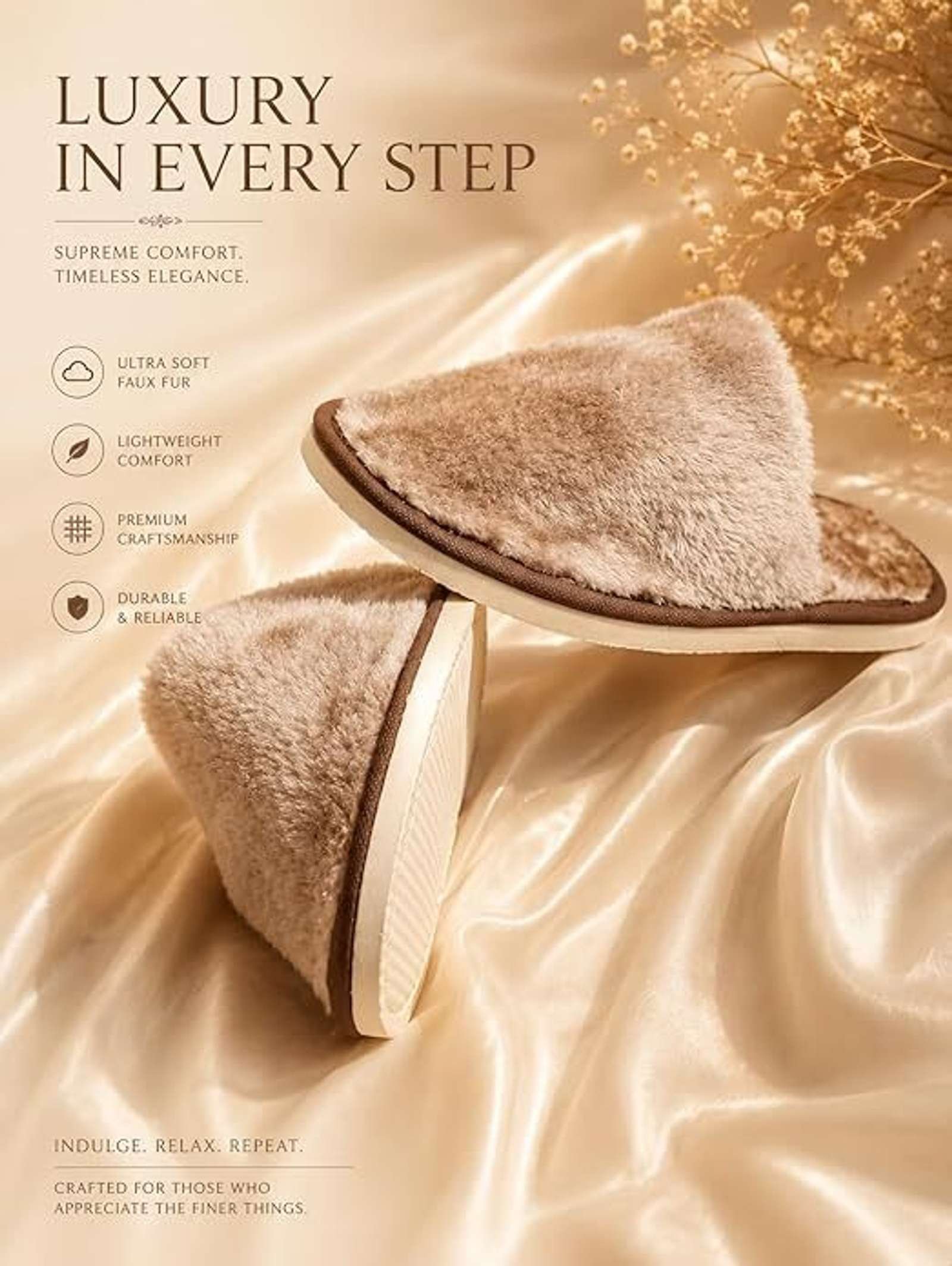 luxoria unisex slippers
