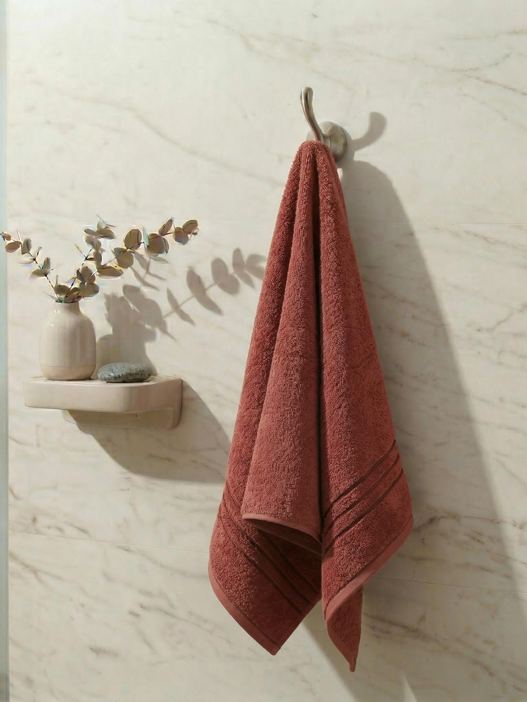 Monte Carlo Essential 100% Cotton Small Bath Towel | 340 GSM Ultra Lightweight & Quick Dry | Soft Absorbent Compact Towel 60x120 cm | Bathroom Towel for Gym, Travel & Daily Use (Soho) | Forest