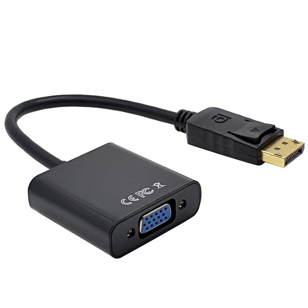 BigPlayer Displayport (DP) To HDMI Adapter Cable | 4K UHD Video Output Converter For PC, Laptop To HDTV, Monitor, Projector | Plug & Play Display Port To HDMI Cord (Multicolor),1.8M