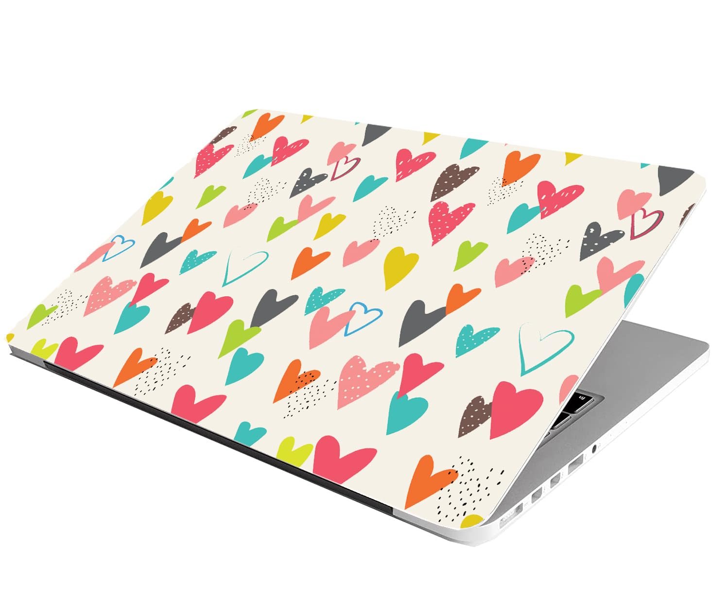 Laptop Skin Stickers Bubble-Free HD Quality Sticker for Laptops Upto 15.6" Compatible with Apple/Dell/HP/Lenovo/Acer/Asus/Sony (Dustproof|Waterproof|Scratchproof|Reusable)-Heart