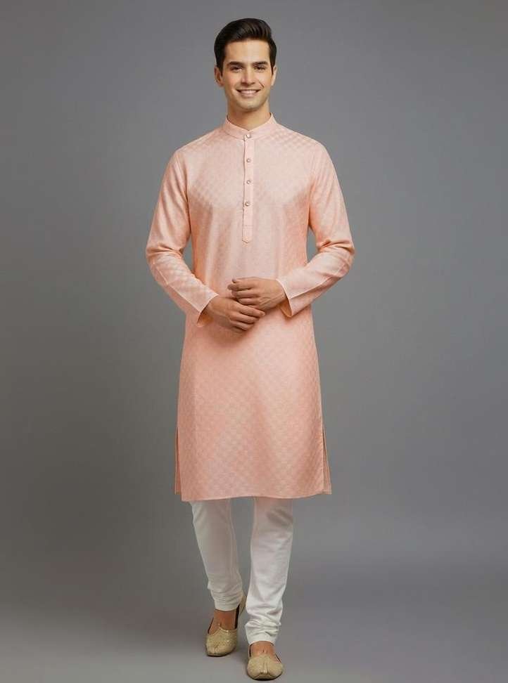 tibra collection men solid straight kurta