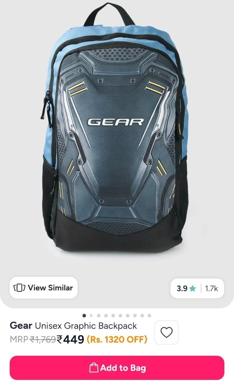 Buy Gear Unisex Graphic Backpack -  - Accessories for Unisex