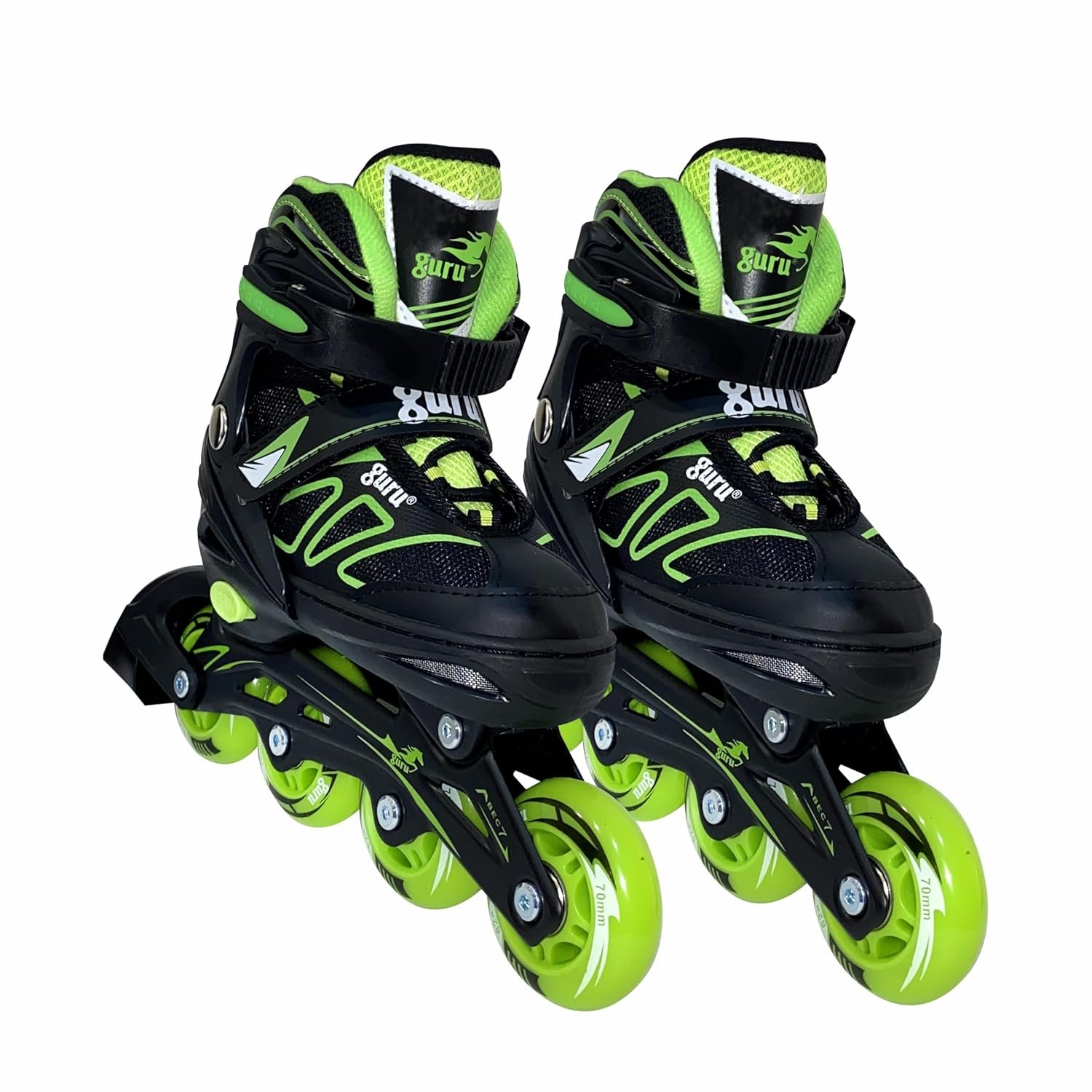 GURU Inline Skates, Inline Skates Wheels for Kids & Adults Medium Size in-line Skates