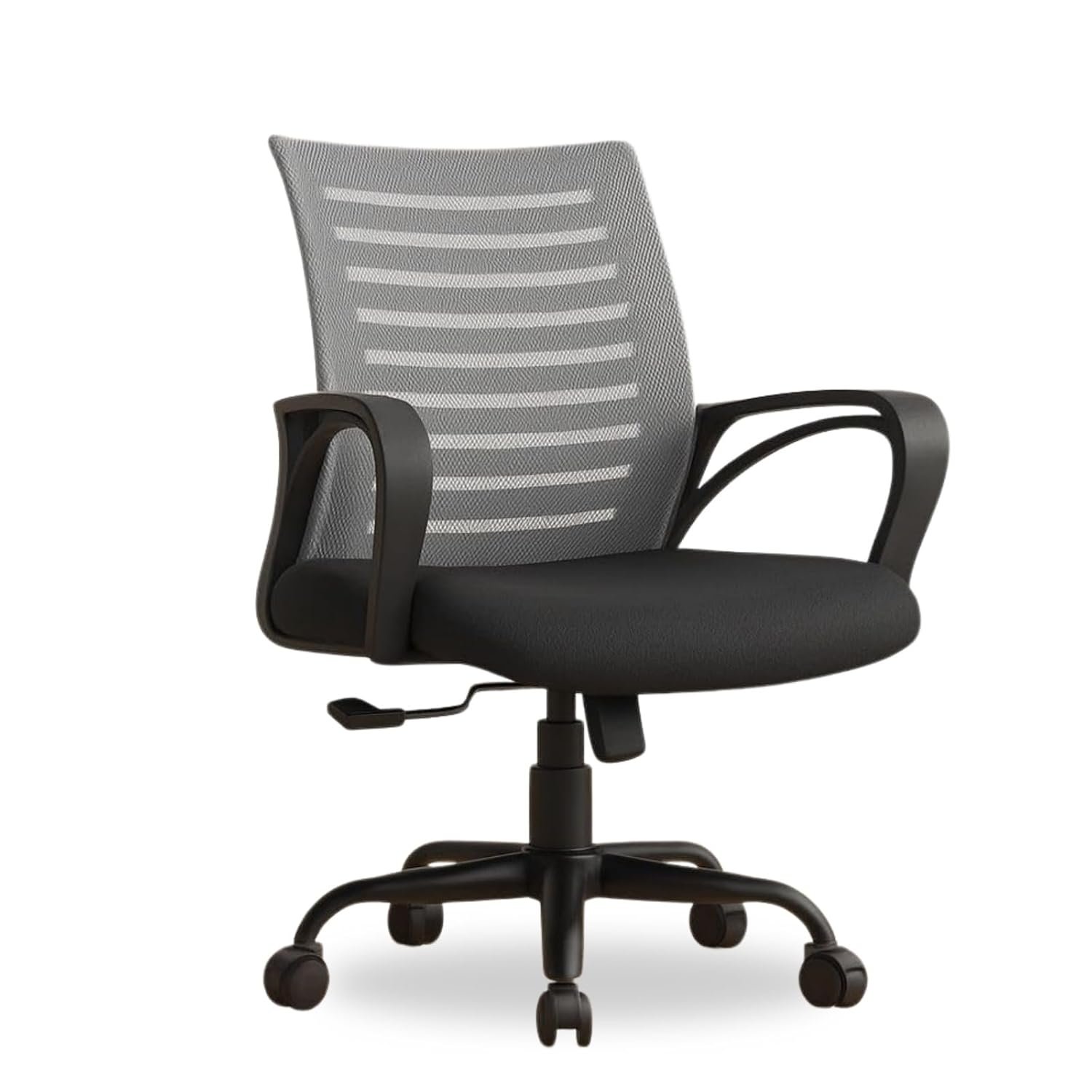 INNOWIN Mini Jazz Mesh Mid-Back Ergonomic Home Office Chair | 3-Years Limited Warranty Included | Tilting & Height Adjustable Mechanism, Heavy Duty Metal Base | Ideal for Office Work & Study (