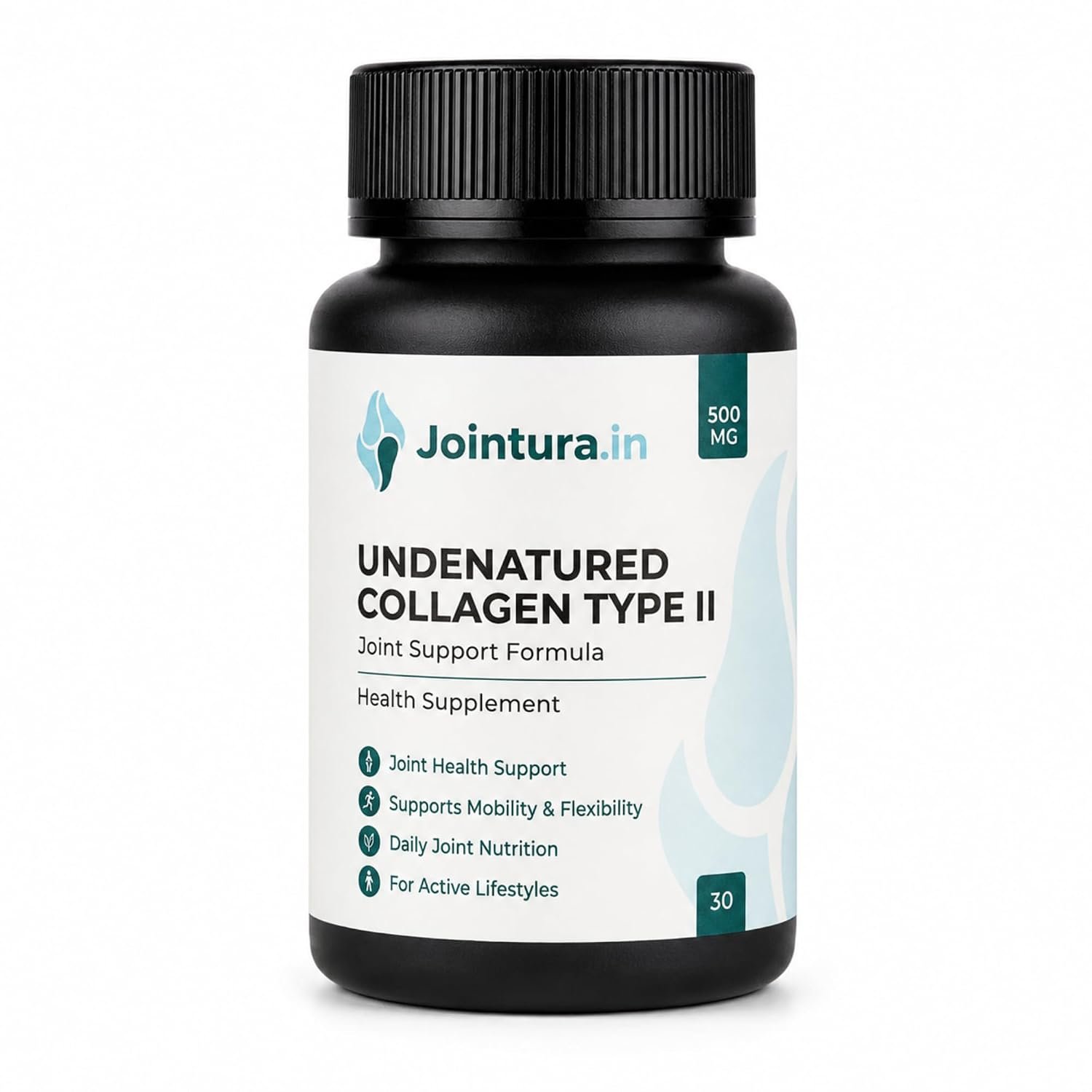 Undenatured Type II Collagen Joint Support Supplement - 40mg Native Collagen with Boswellia Serrata, Rose Hips & Hyaluronic Acid for Joint Comfort, Flexibility & Mobility - 30 Capsules