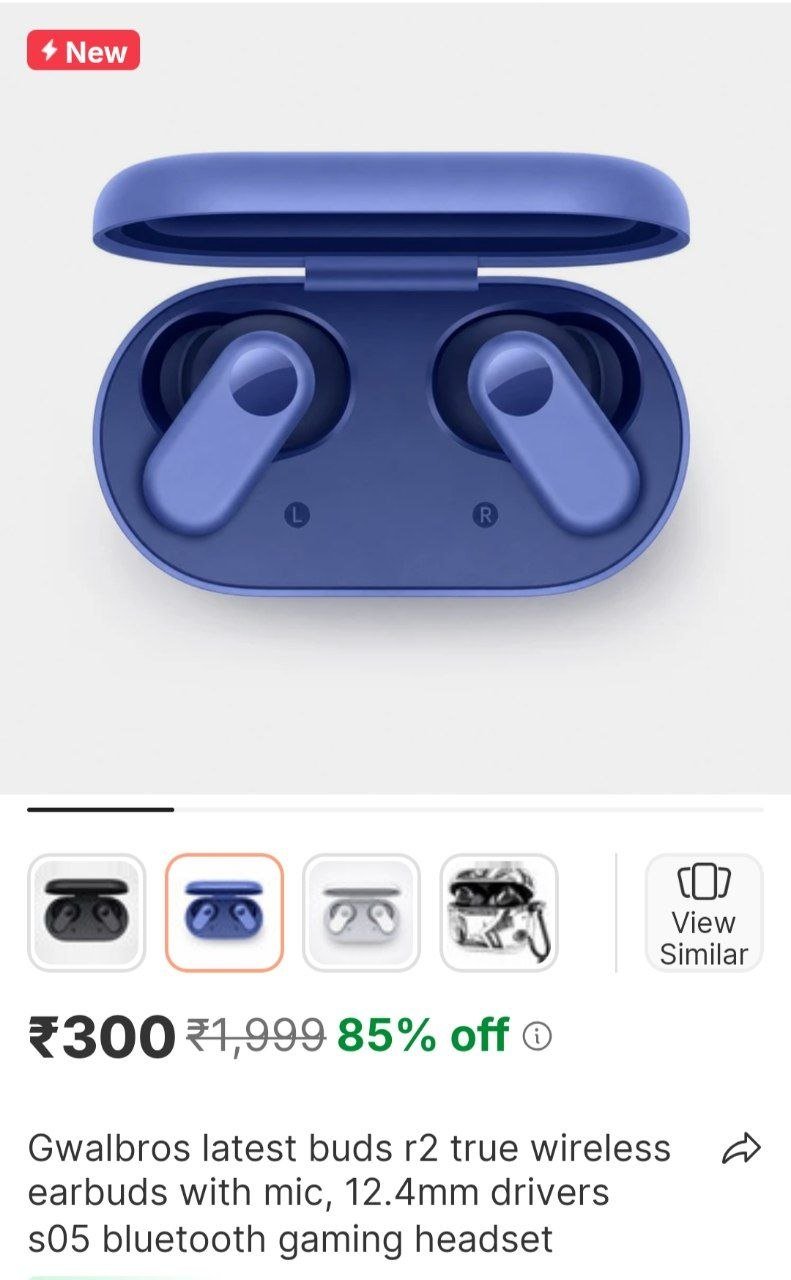gwalbros latest buds r2 true wireless earbuds with mic 12 4mm drivers s05 bluetooth gaming headset