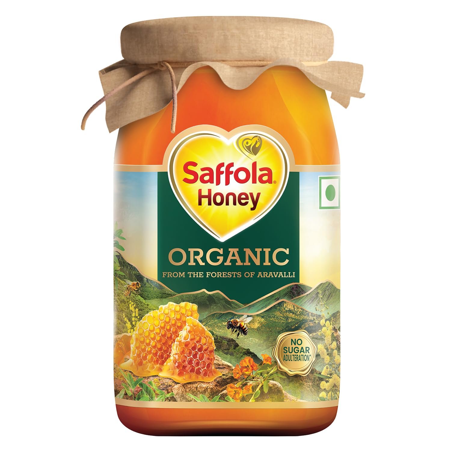 Saffola Wild Forest Organic Honey, 500g, Wild Forest Organic Honey