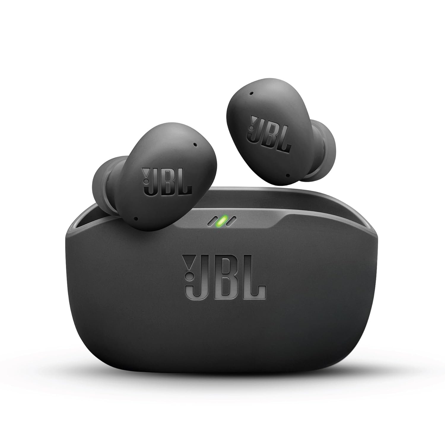 JBL Wave Buds 2 Ear Buds Wireless BluetoothV5.3, Active Noise Cancellation Earbuds,Multi Connect, App for Customized Extra Bass Eq, Relax Mode,Speed Charge, 40H Playback, Fast Pair, 4 Mics,IP54(Black)