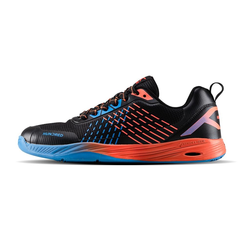 Hundred Court Zoom Unisex Non-Marking Court Shoes | Badminton, Pickleball, Table Tennis & Other Indoor Sports | Lightweight, Cushioned Grip