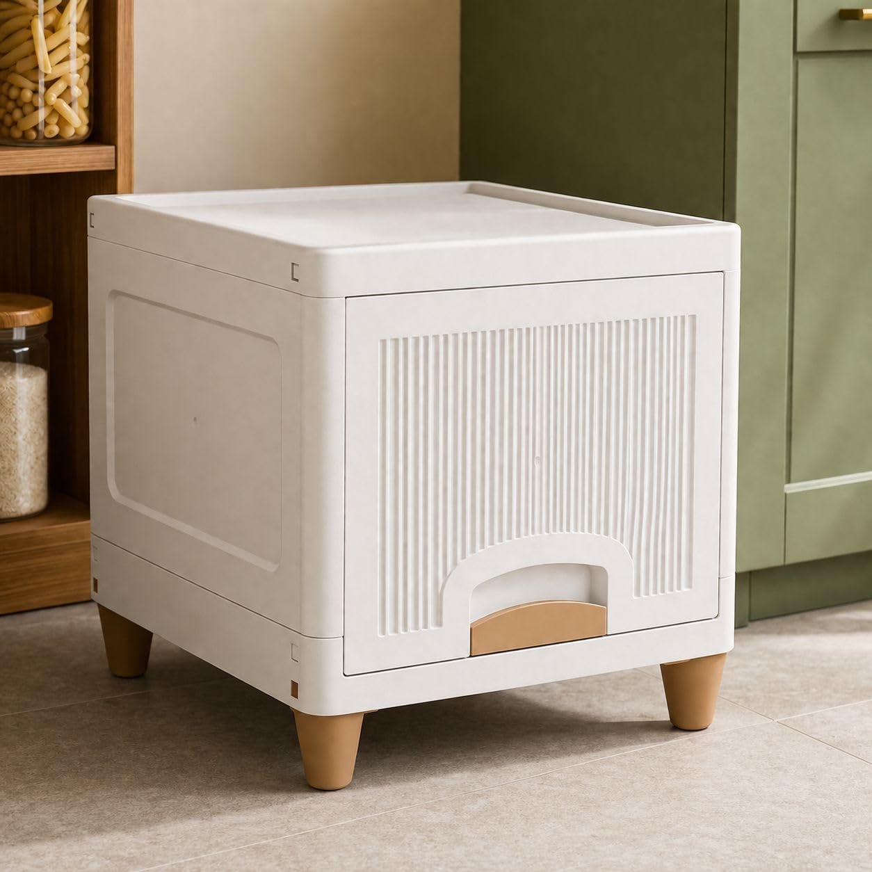TEX-RO Chest of Drawers : Versatile Drawer Storage Organizer & Organisers Storage Box for Ideal for Neat and Tidy Storage Solutions plastic drawers storage (White, 1XL)