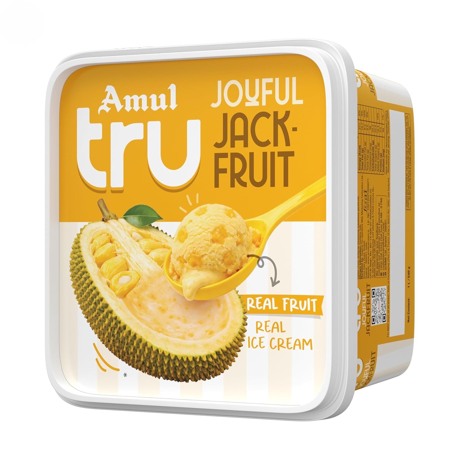 Amul Tru Ice Cream Tub Joy. Jackfruit 1L