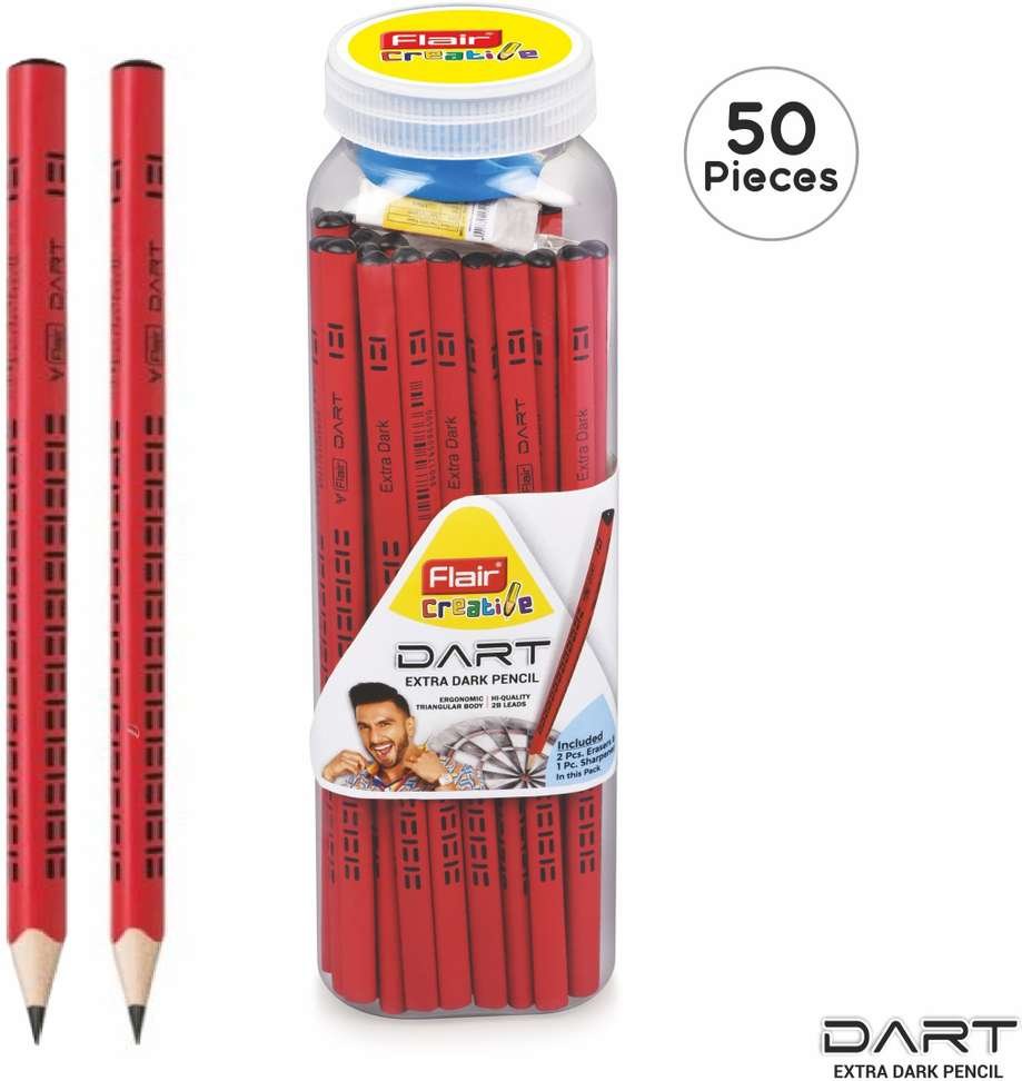 flair creative dart pencil pack 50