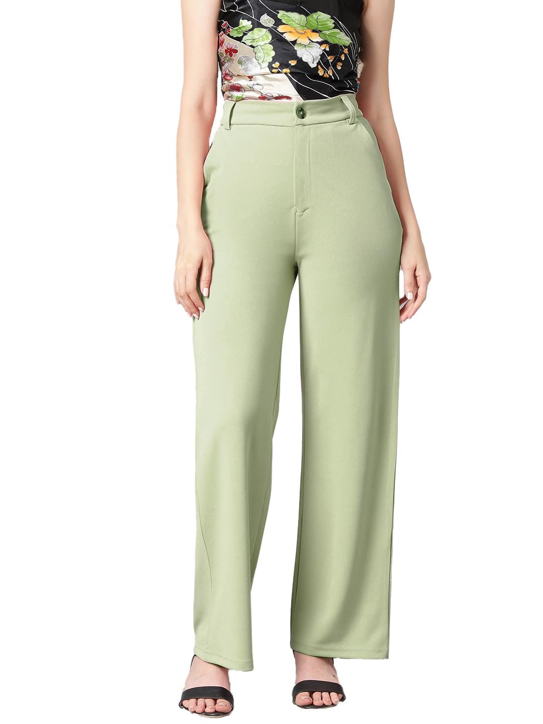 KOTTY Women's Lightweight Loose Fit Casual Wear Pants