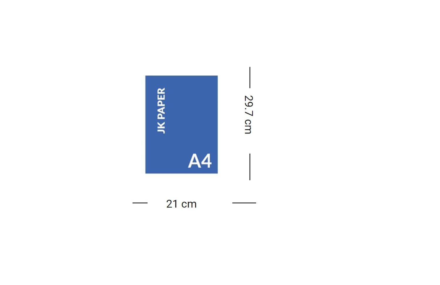 JK Paper JK Excel Bond Paper of size A4, 100 Sheets Pack, 90 GSM