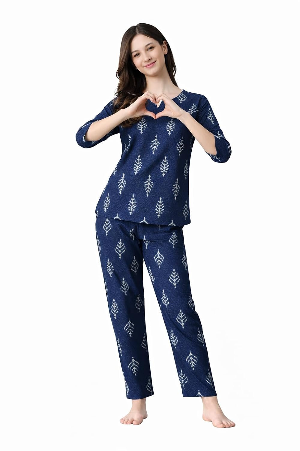 Ichaa Cotton Women Night Suit Set