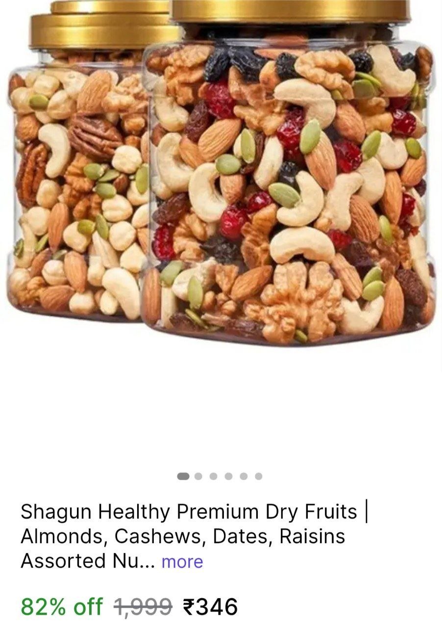 shagun healthy premium dry fruits almonds cashews dates raisins assorted nuts