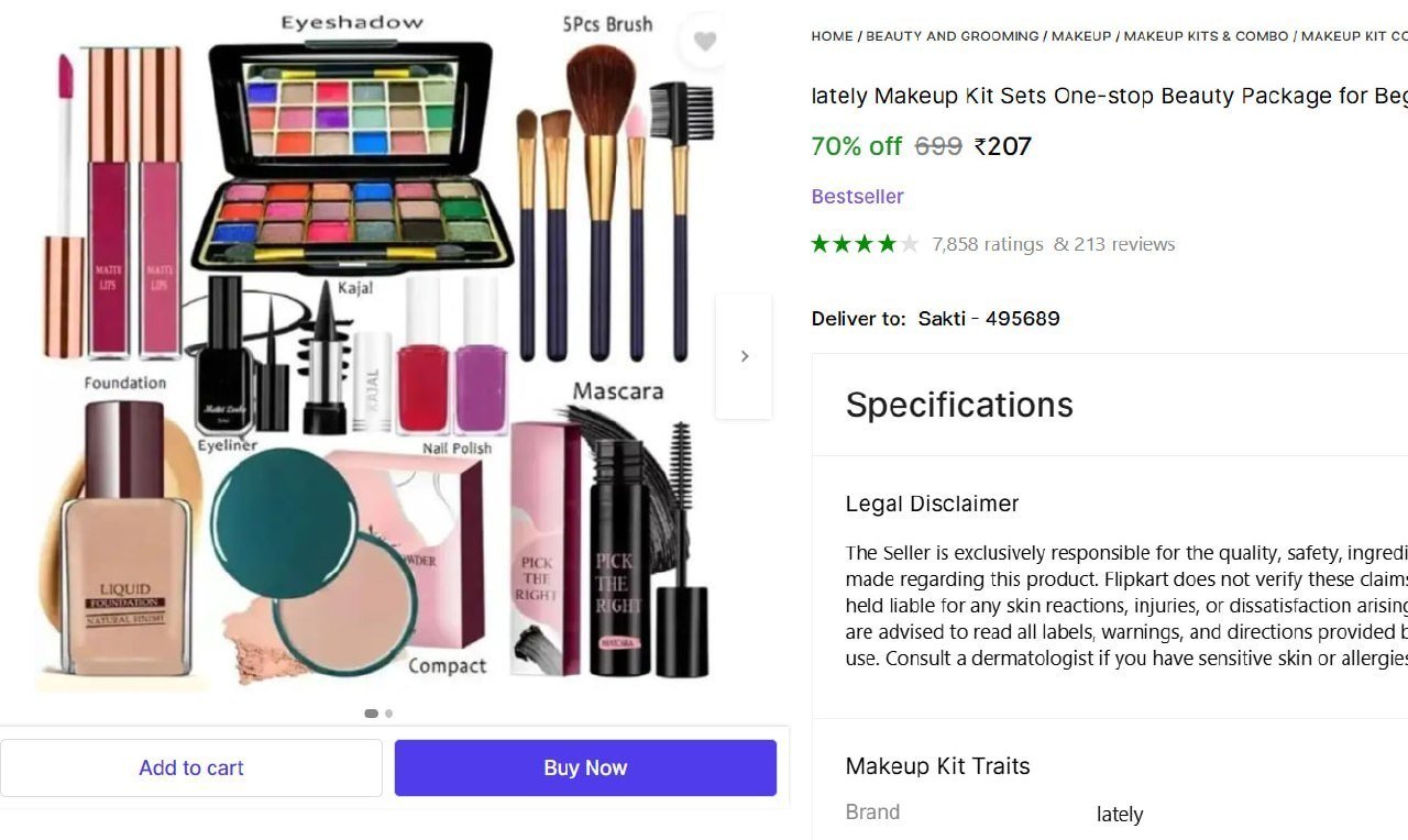 lately makeup kit sets one stop beauty package beginners professionals