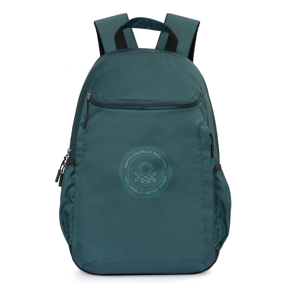 United Colors of Benetton Quirky 19L Laptop Backpack, Minimalist & Water-Resistant, Fits 14-inch Laptops, for College, Office & Everyday