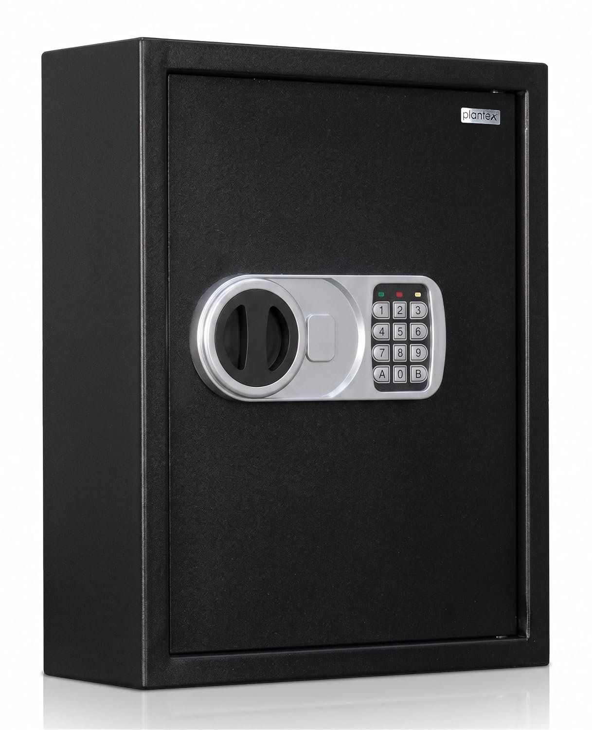 Plantex Safe Locker/Key Holder Locker Box for Home, Office,Hotel/Electronic Keypad/Dual Password Code Access Lock/LED Light/2 Years Warranty By Plantex - 20Litre/71 Keyhooks and Keychains - Black
