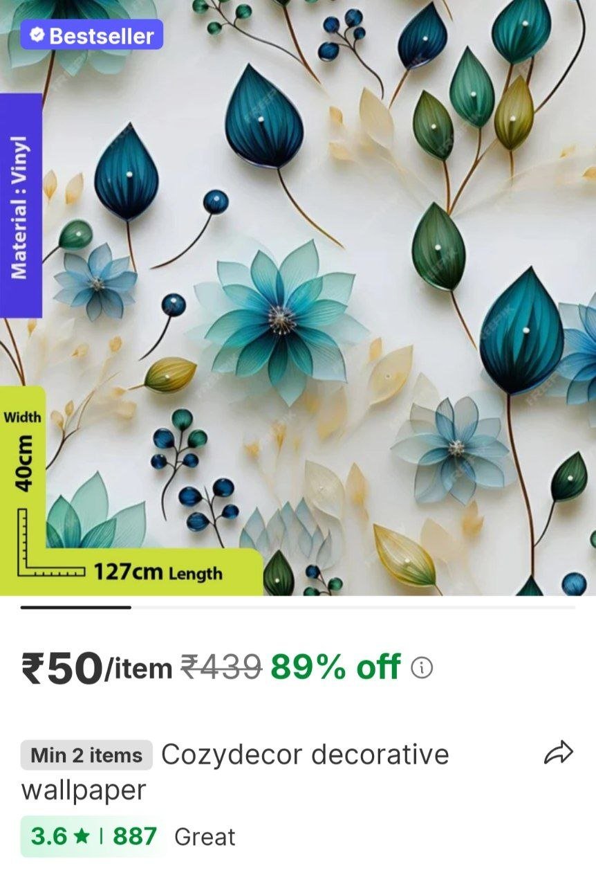 cozydecor decorative wallpaper
