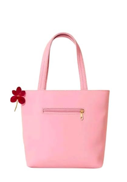 Trendy Fancy Handbag for Women Pink Tote Bag