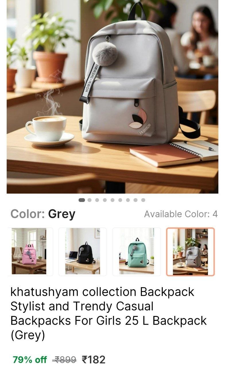 khatushyam collection backpack stylist trendy casual backpacks girls 25 l