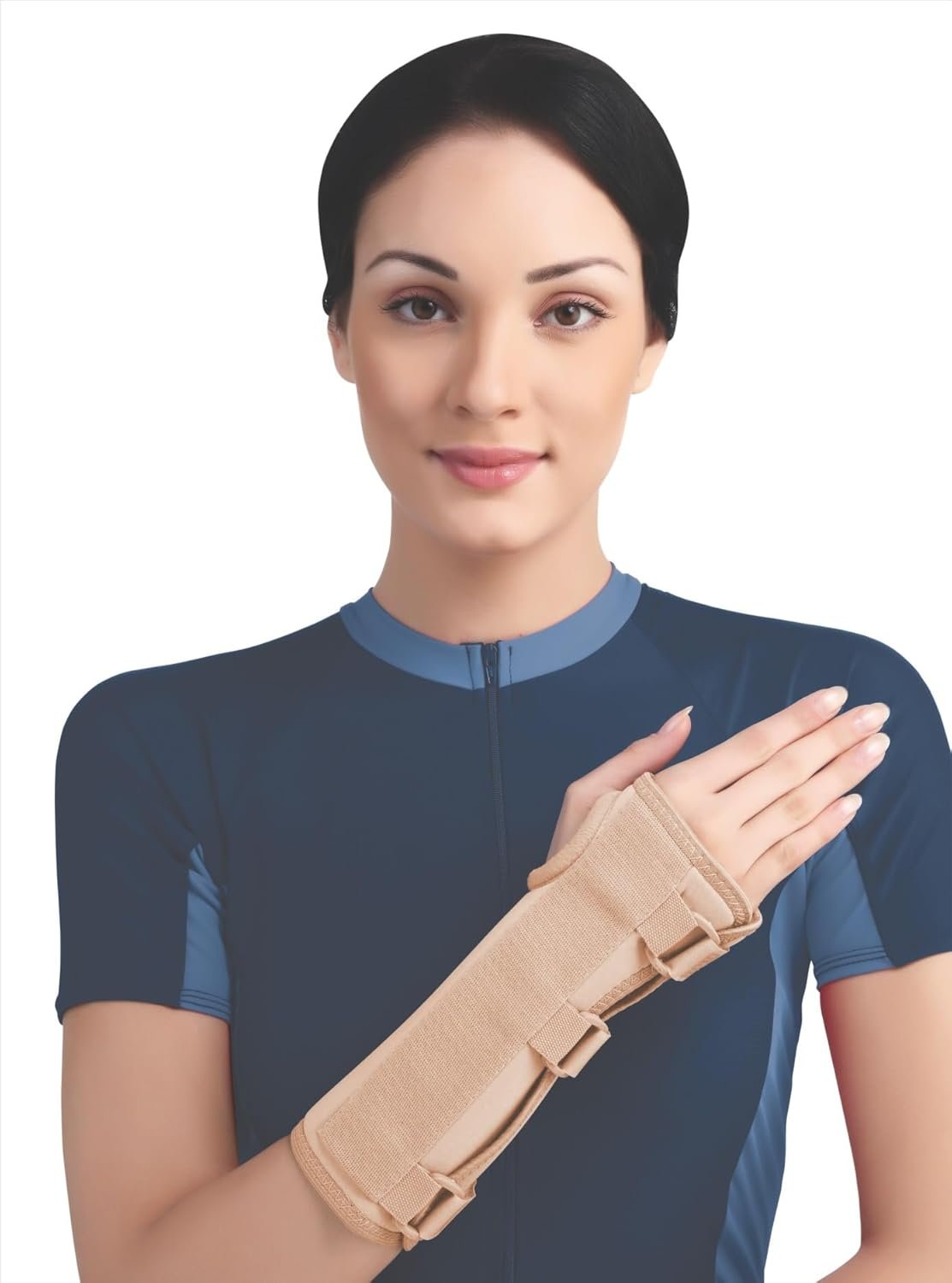 Flamingo Wrist Splint with Cock-up | Forearm & Wrist Splint for Hand Immobilizer | Wrist Support Compression for Tendonitis, Arthritis, Broken, Carpal Tunnel | Beige | XX-Large