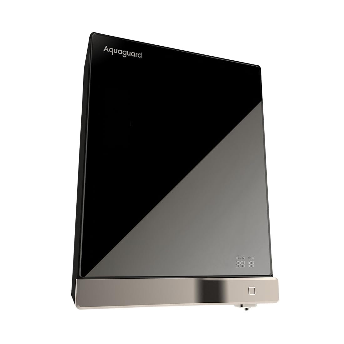 Aquaguard Slim Glass 9-Stage RO+UV Water Purifier | Toughened Glass Exterior (1st time ever) | Input & Output TDS Indicator | Slimmest RO Purifier | Active Copper Tech | Suitable for all Water Sou