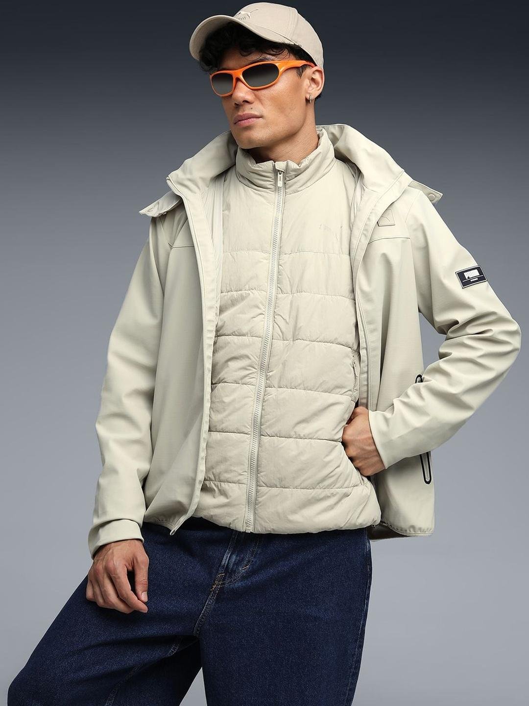 Buy Puma Wardrobe Essentials Men's 2 In 1 Hooded Jacket -  - Apparel for Men