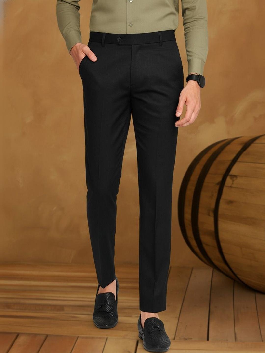 Buy Haul Chic Men Slim Fit Trousers -  - Apparel for Men